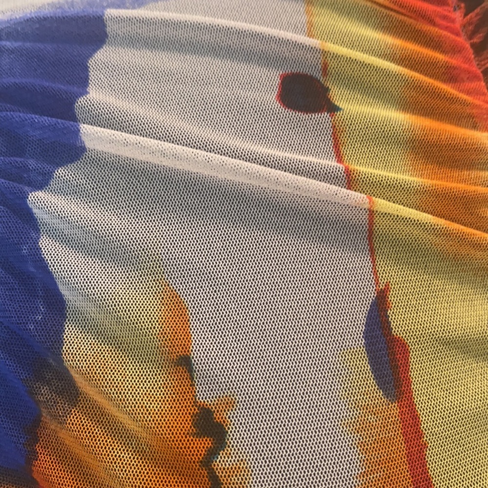 New! Color Splash Scrunch Fitted Dress - Picture 5 of 12